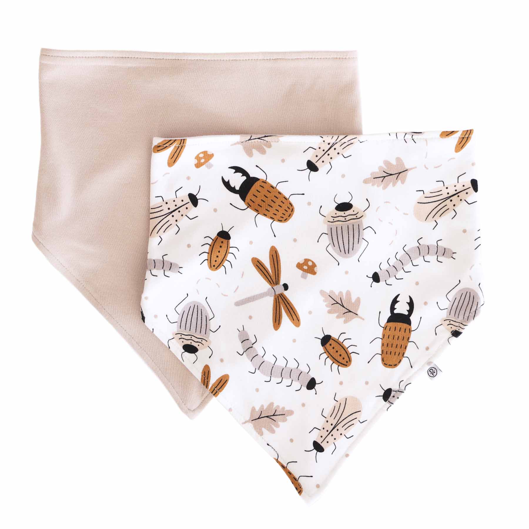 Snuggle Bug 2pc Bandana Bibs