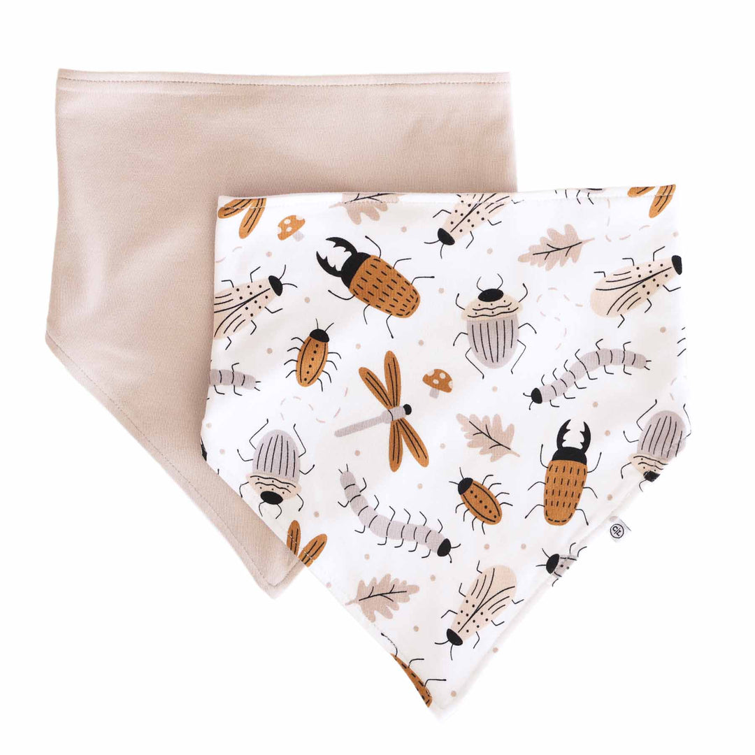 snuggle bug bandana bib set 