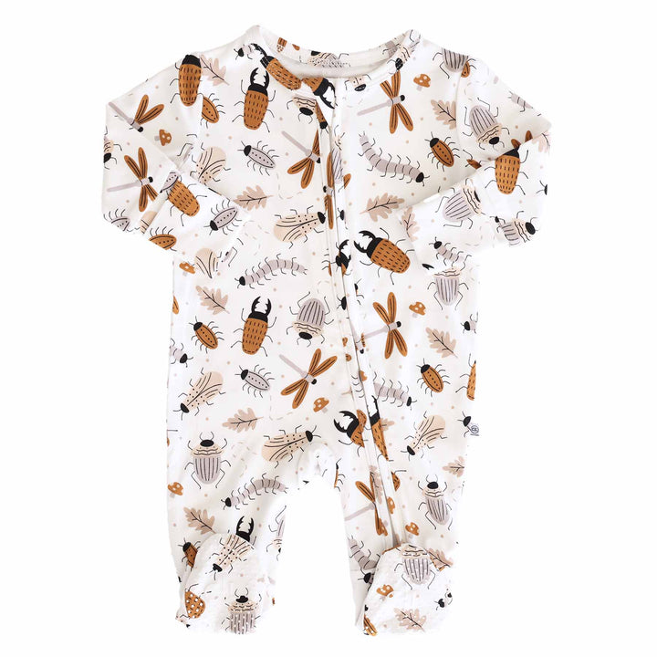 bug zipper footie 