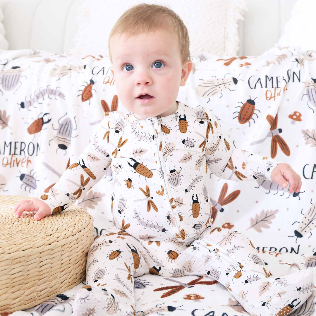 snuggle bug zipper footie 