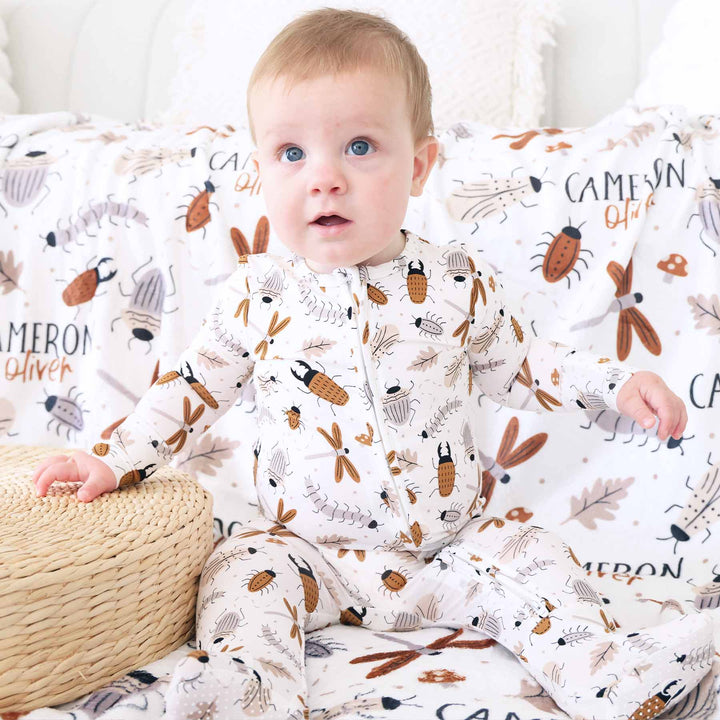 snuggle bug zipper footie 