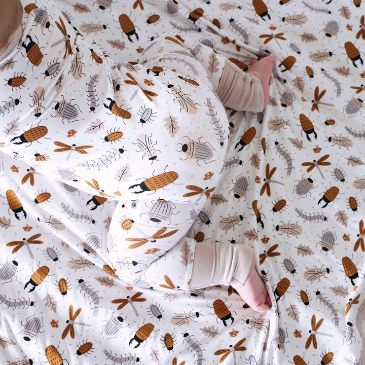 caden lane bamboo bug zip romper pajama 