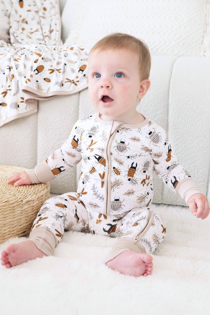 Snuggle Bug Convertible Zip Romper
