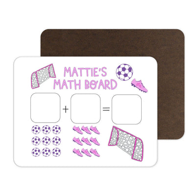 soccer star math board pink 