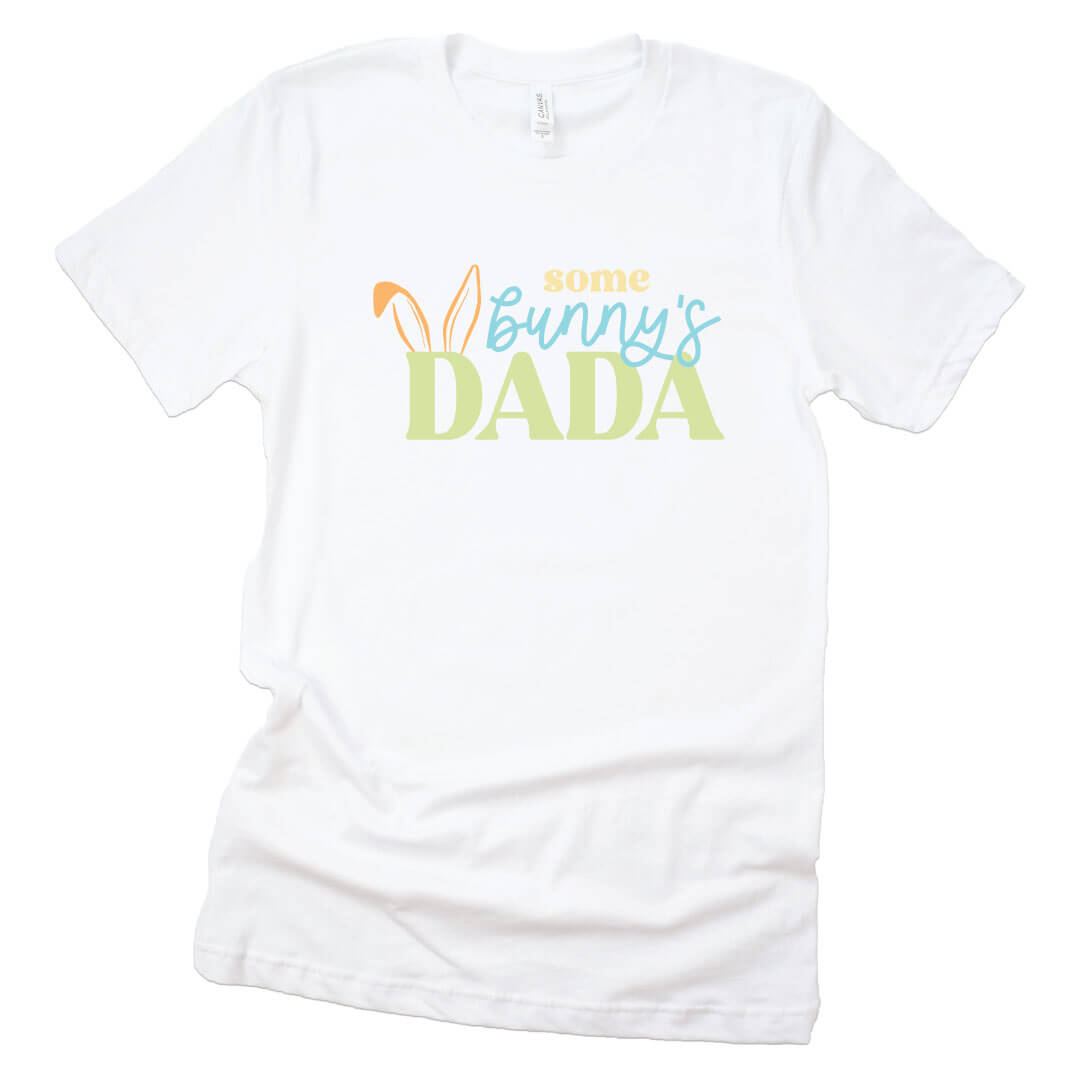 some bunny's dada easter graphic tee for dads