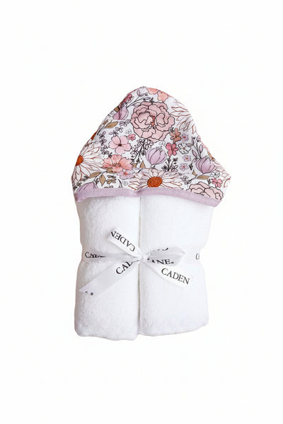 Baby Jar - Watercolor Floral Hooded Towel