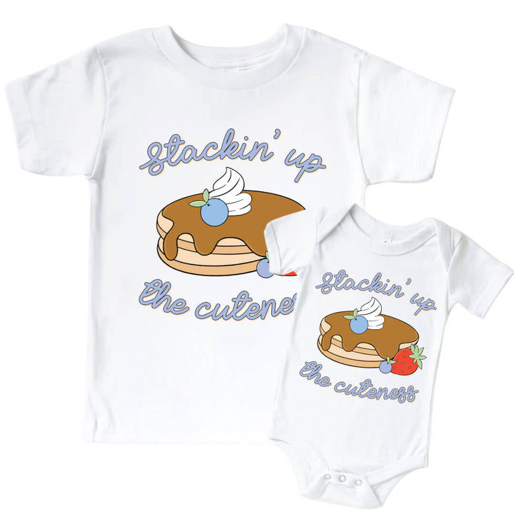 stackin up the cuteness graphic tee and bodysuit 