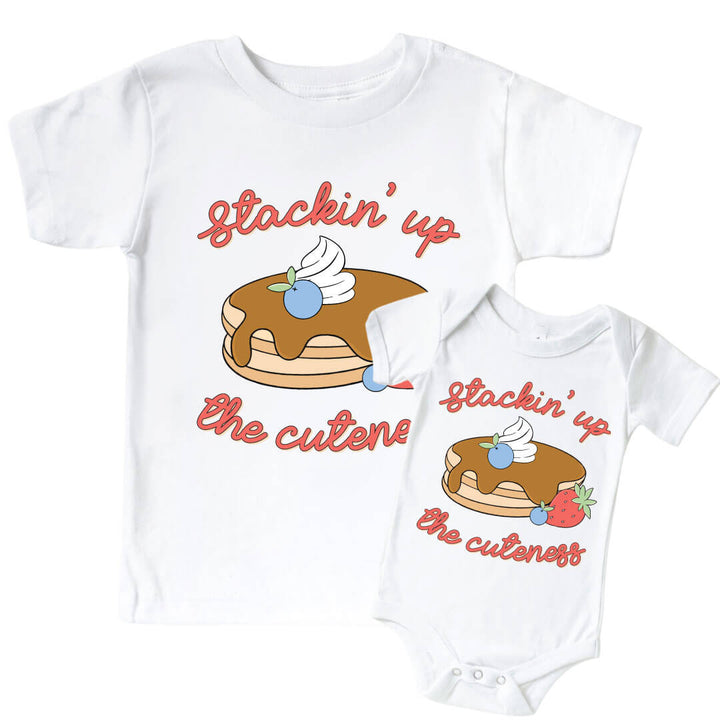 stackin up the cuteness graphic tee and bodysuit 