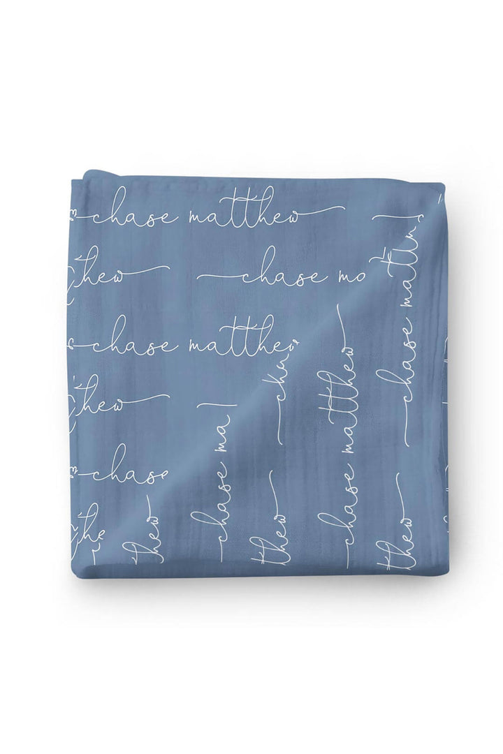 Personalized Baby Name Swaddle Blanket