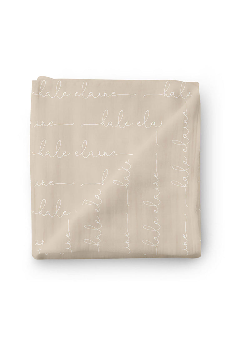 Personalized Baby Name Swaddle Blanket