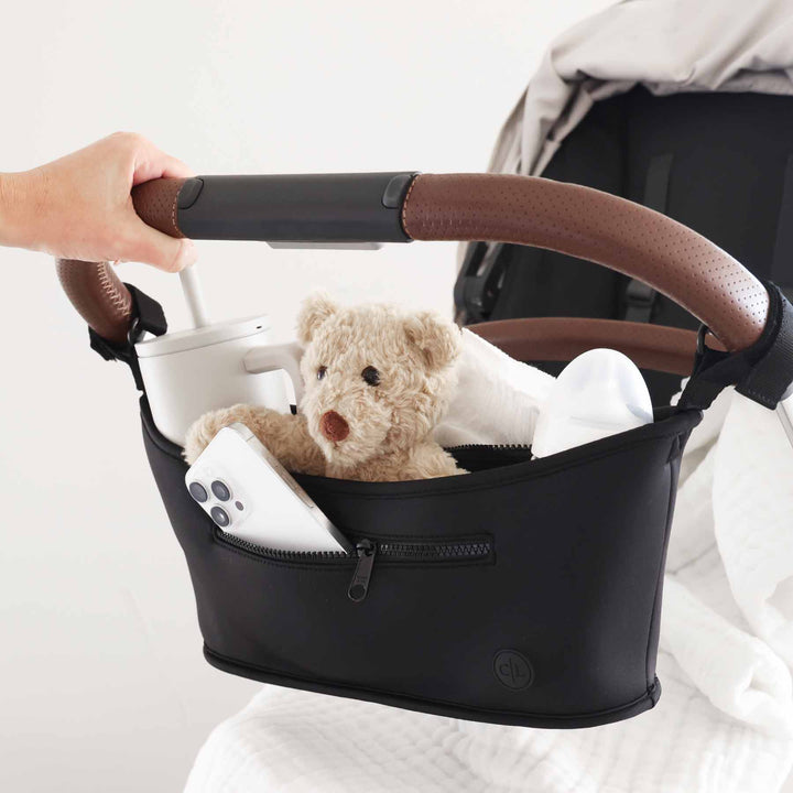 stroller caddy black