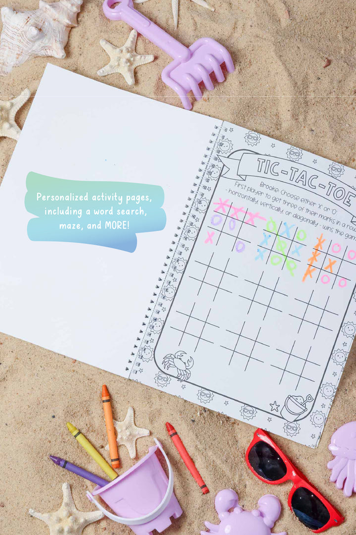 activity book beach