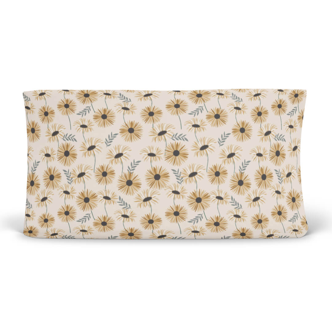 sunday's daisy changing pad cover