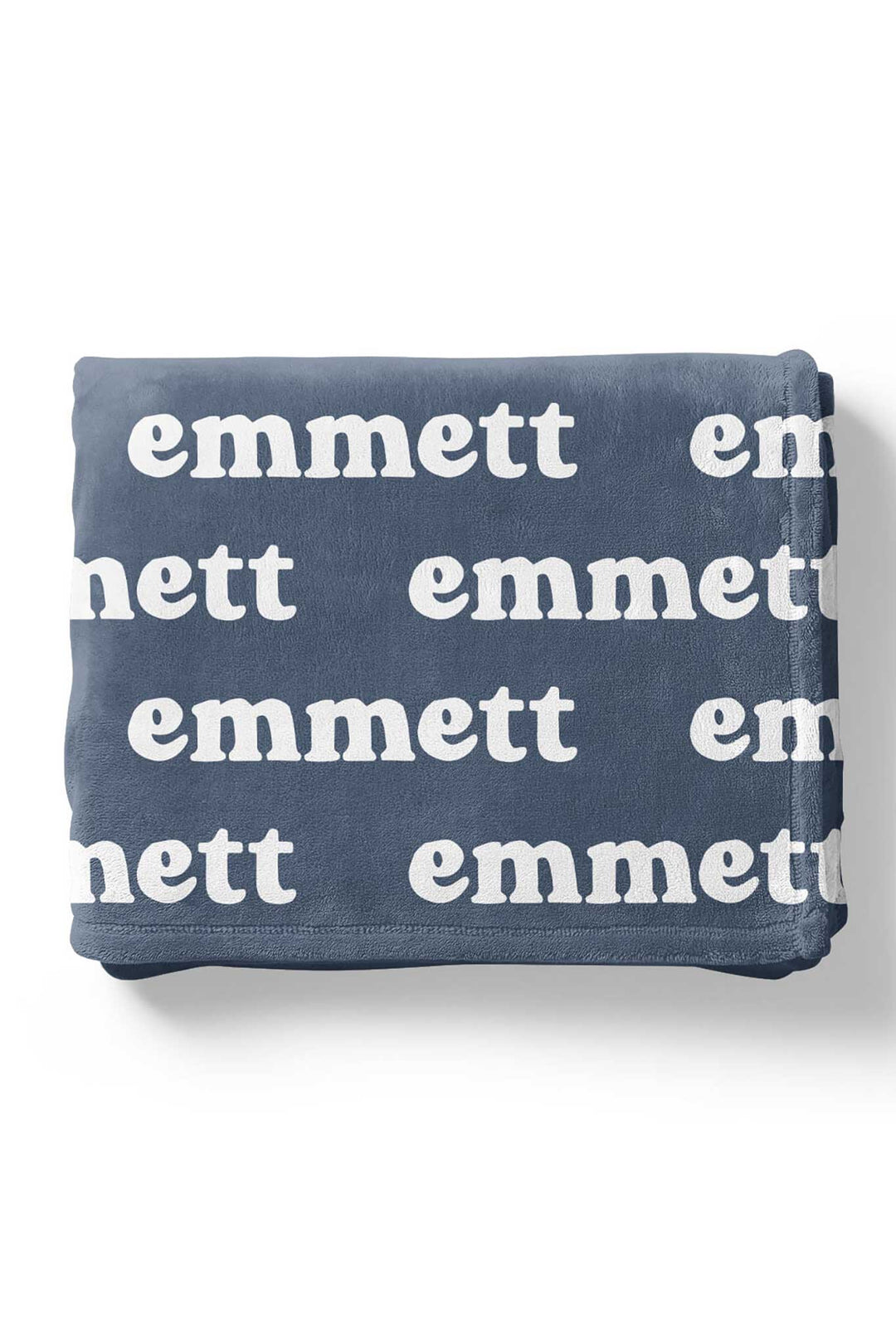 Personalized surf Color Blanket with block font