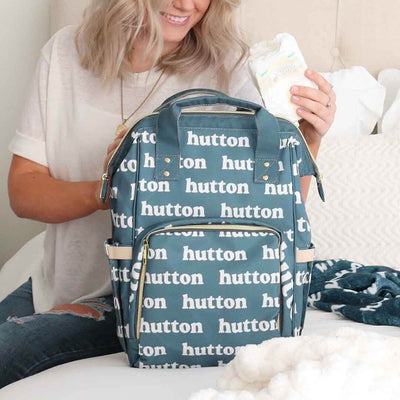 surf personalized diaper bag backpack