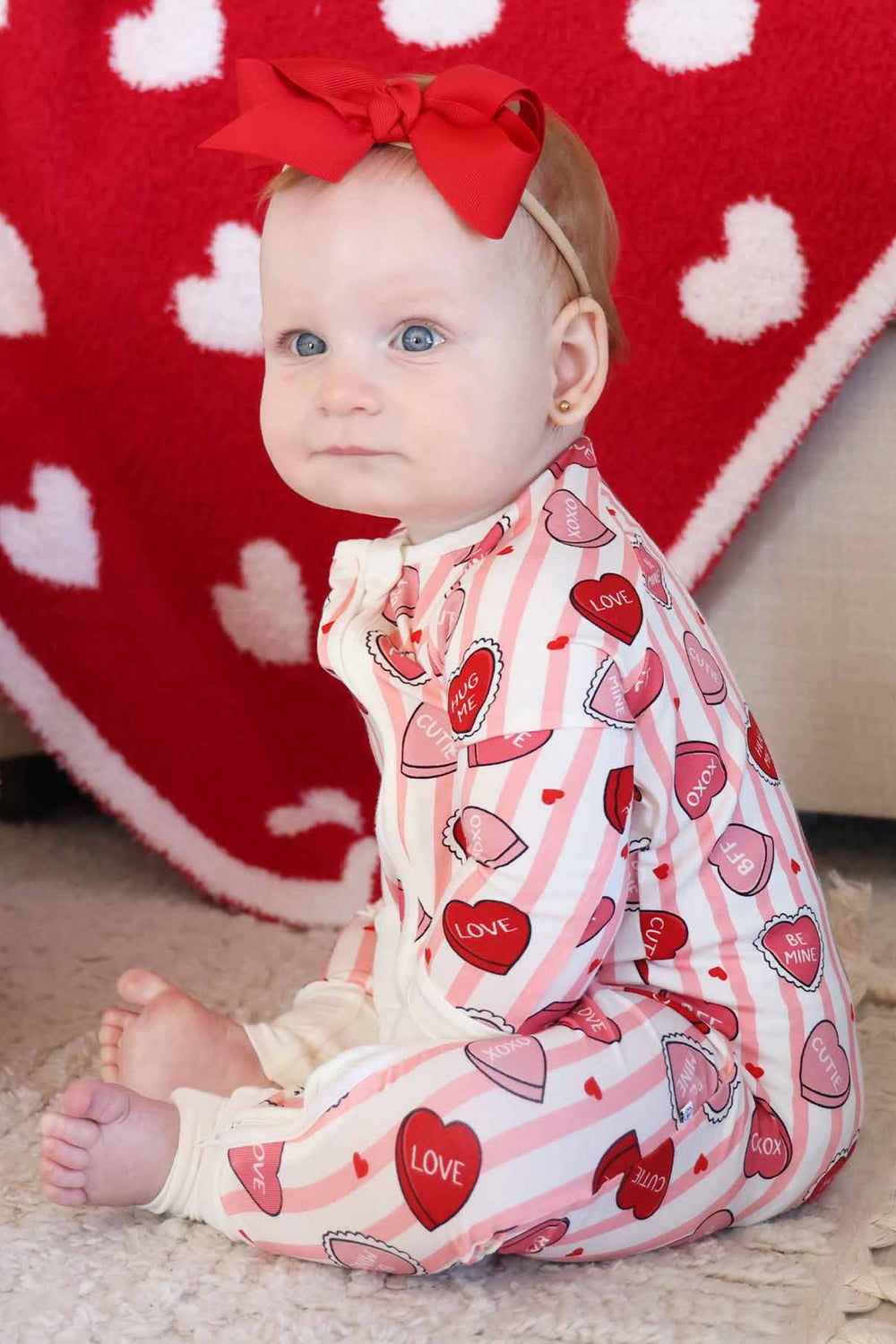 long sleeve zip romper pajama for girls 