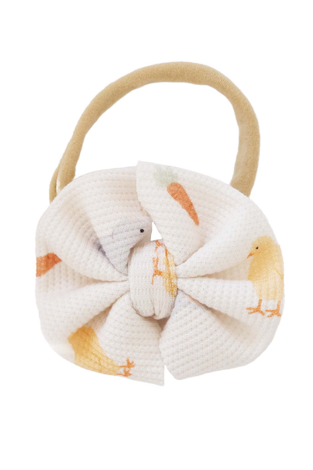 sweet peep knit bow headband 