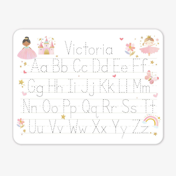 sweet princess personalized whiteboard for kids 