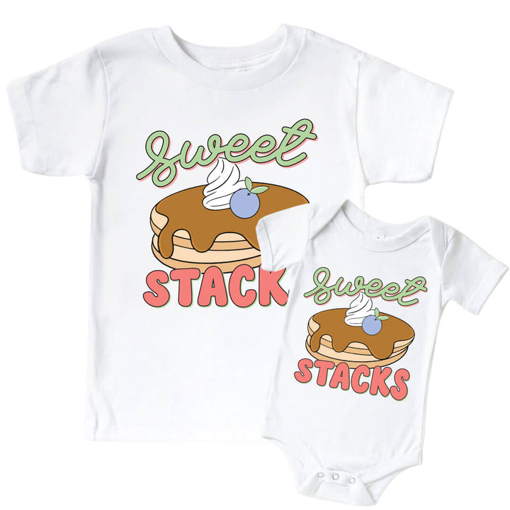 sweet stacks graphic tees and bodysuits 