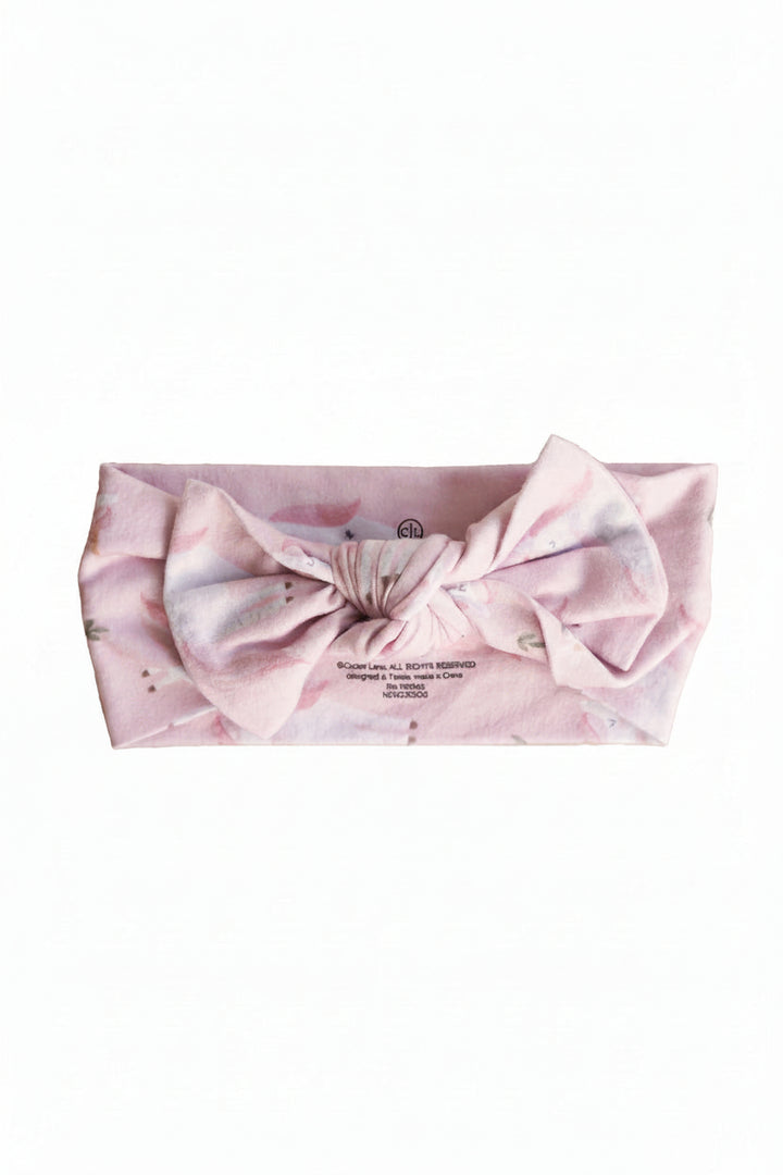 pink unicorn bow headwrap