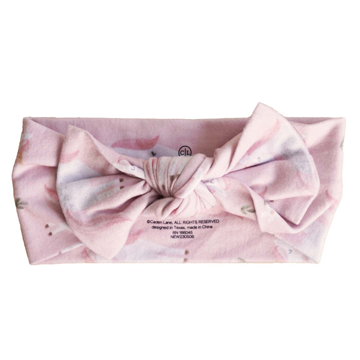 Printed Knit Large Bow Headwraps