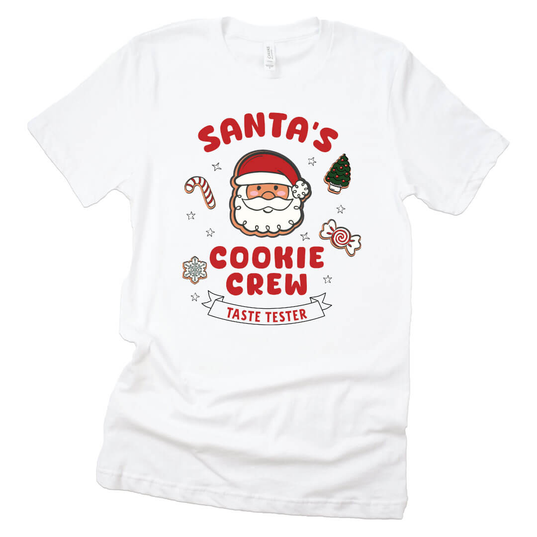 taste tester christmas cookies graphic tee for adults 