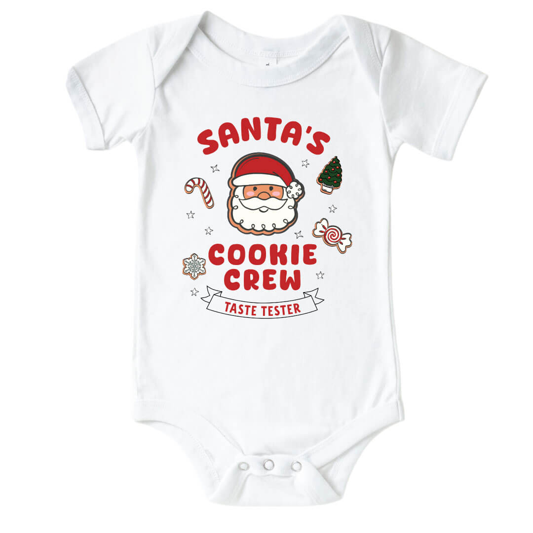 taste tester graphic bodysuit for babies christmas