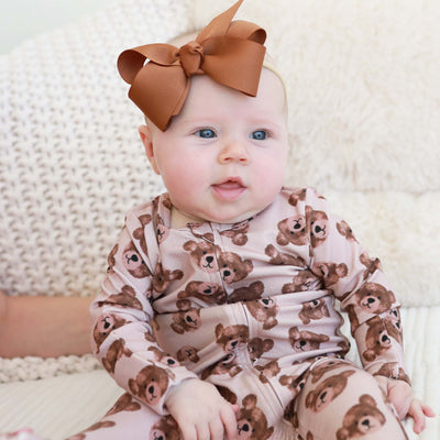 onesie with teddy bears for baby 