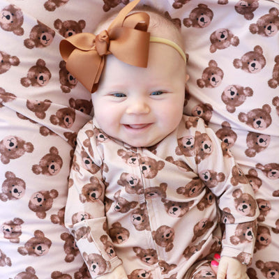 baby onesie teddy bear 