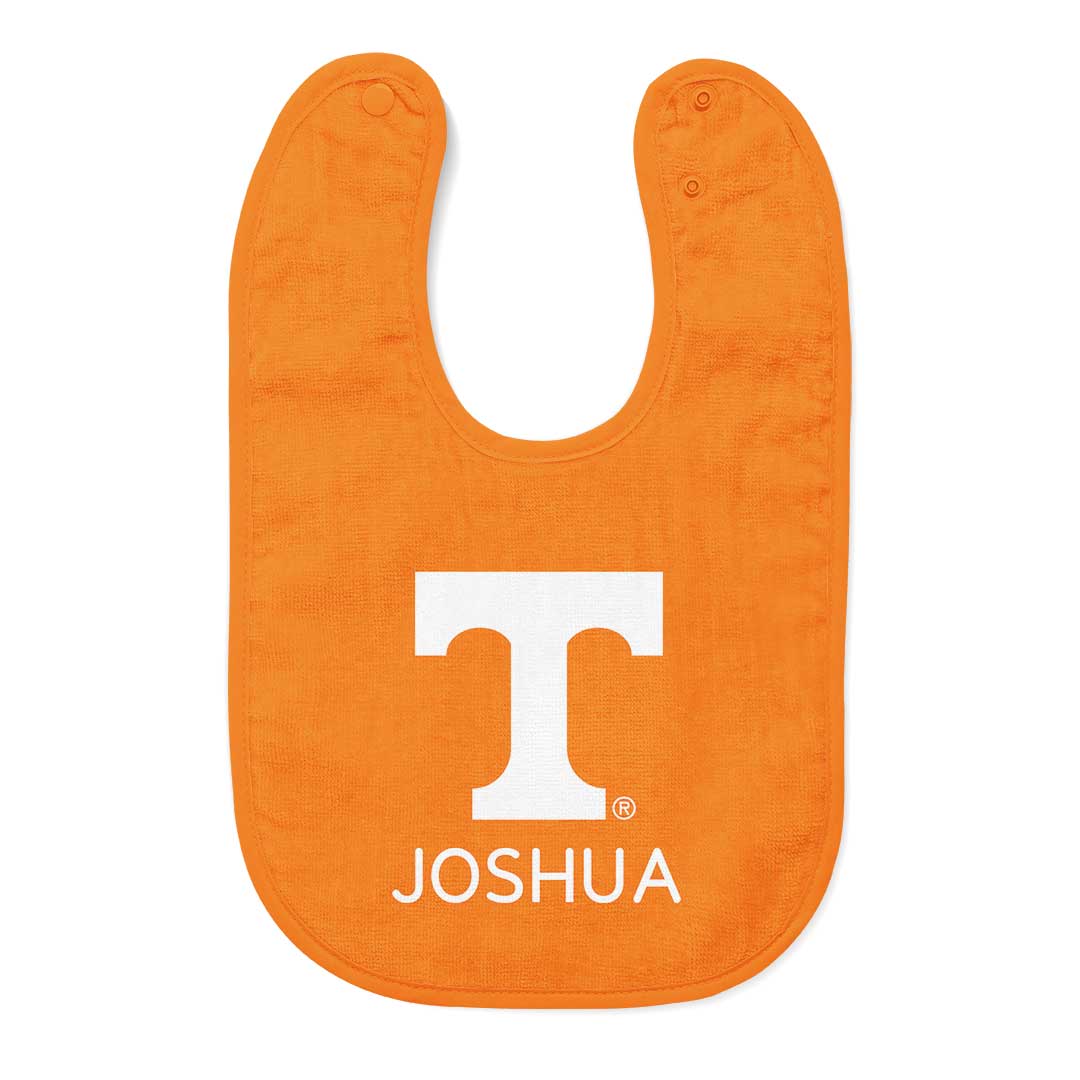 tennessee orange personalized bib 