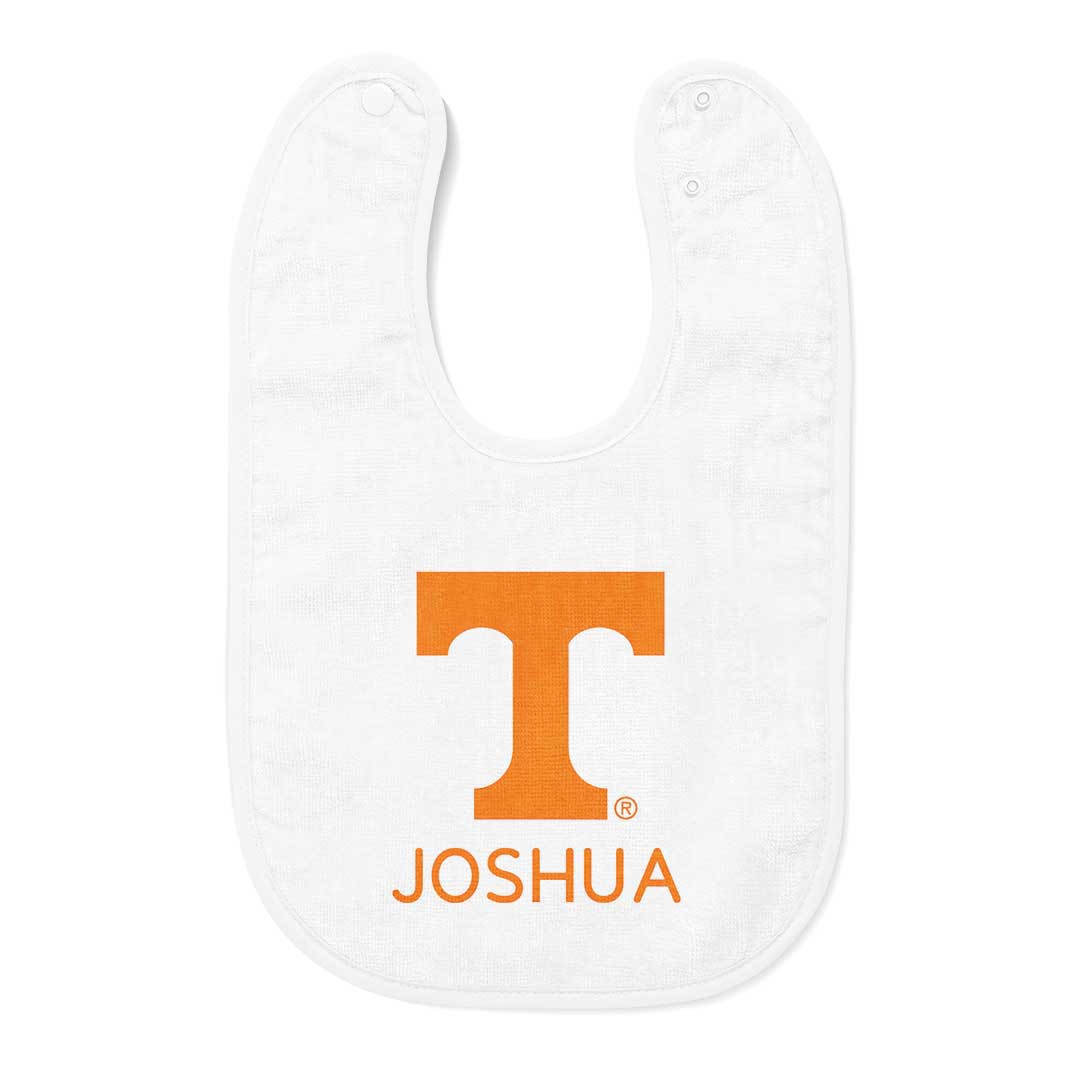 utk personalized baby bib 