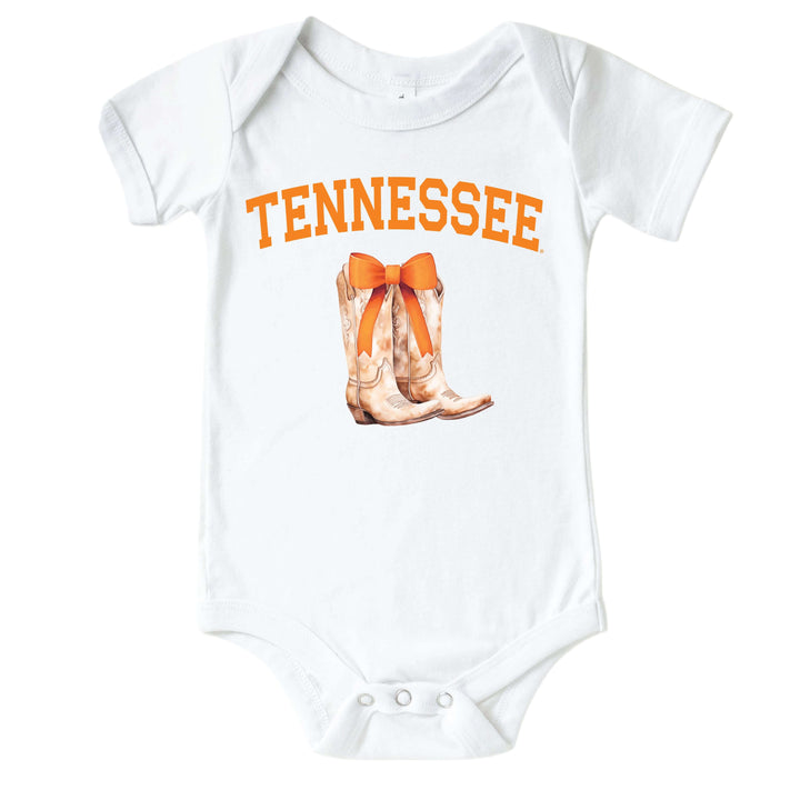 University of Tennessee | Footballs & Bows Graphic Bodysuit