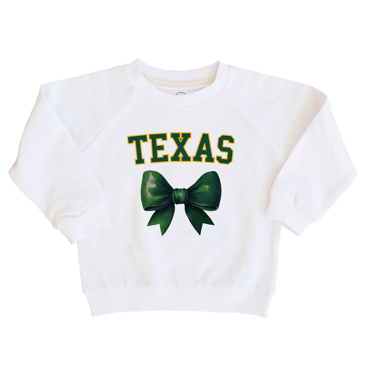 Baylor University | Footballs & Bows Kids Graphic Sweatshirts