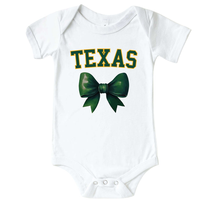 Baylor University | Footballs & Bows Graphic Bodysuit