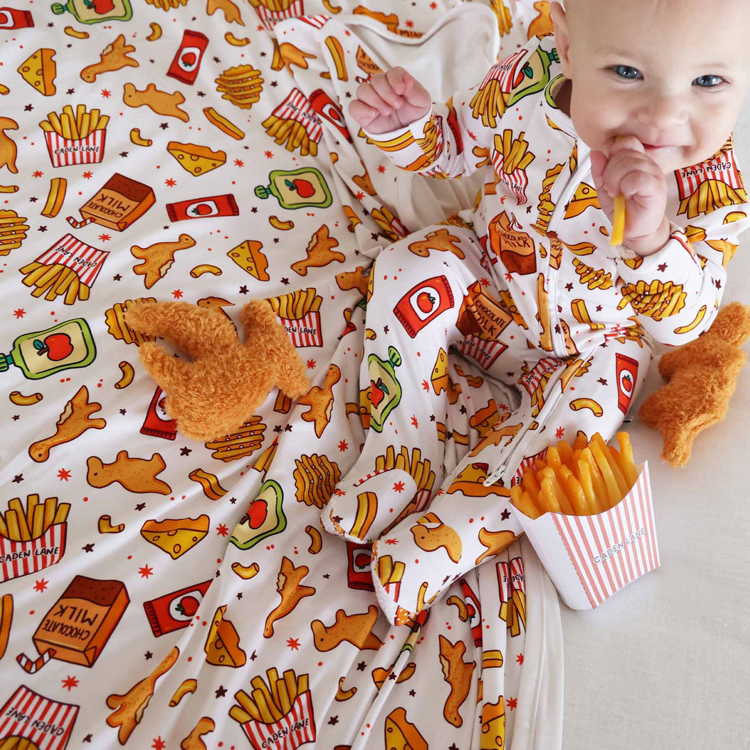 black friday exclusive print with kids favorite food on it 