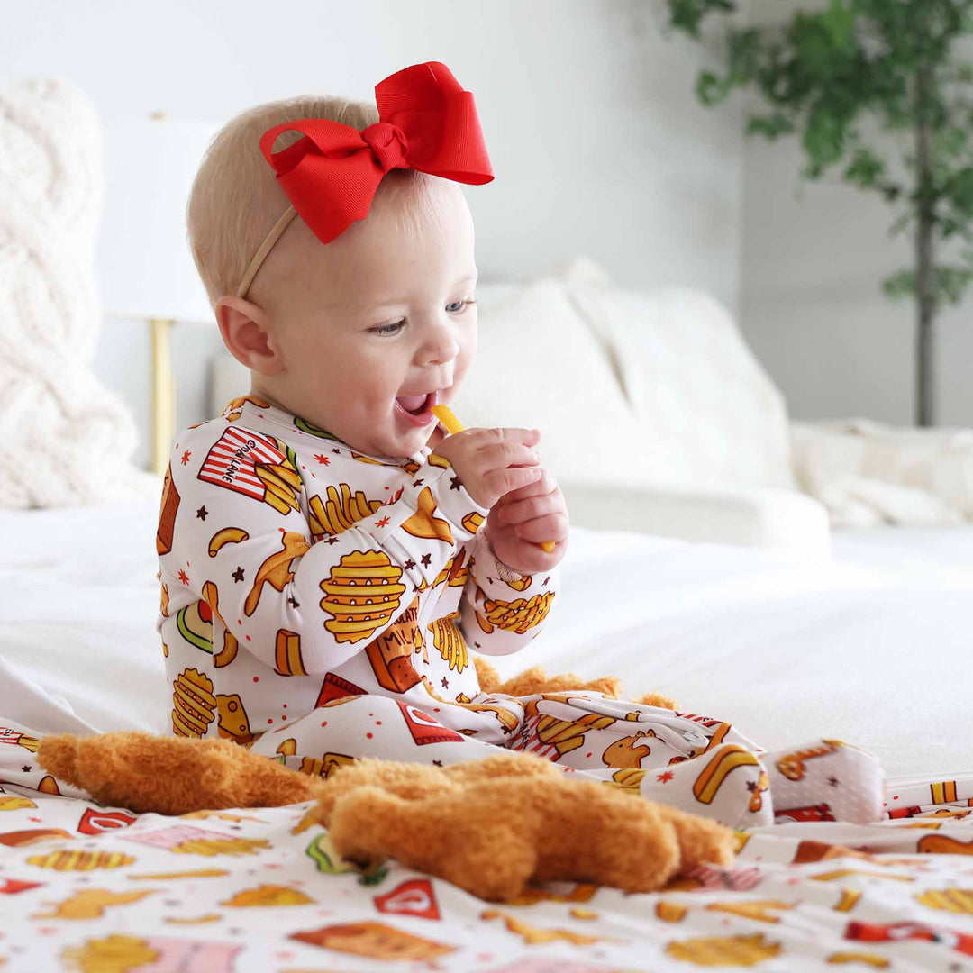 tiny bites bamboo viscose baby footie gender neutral