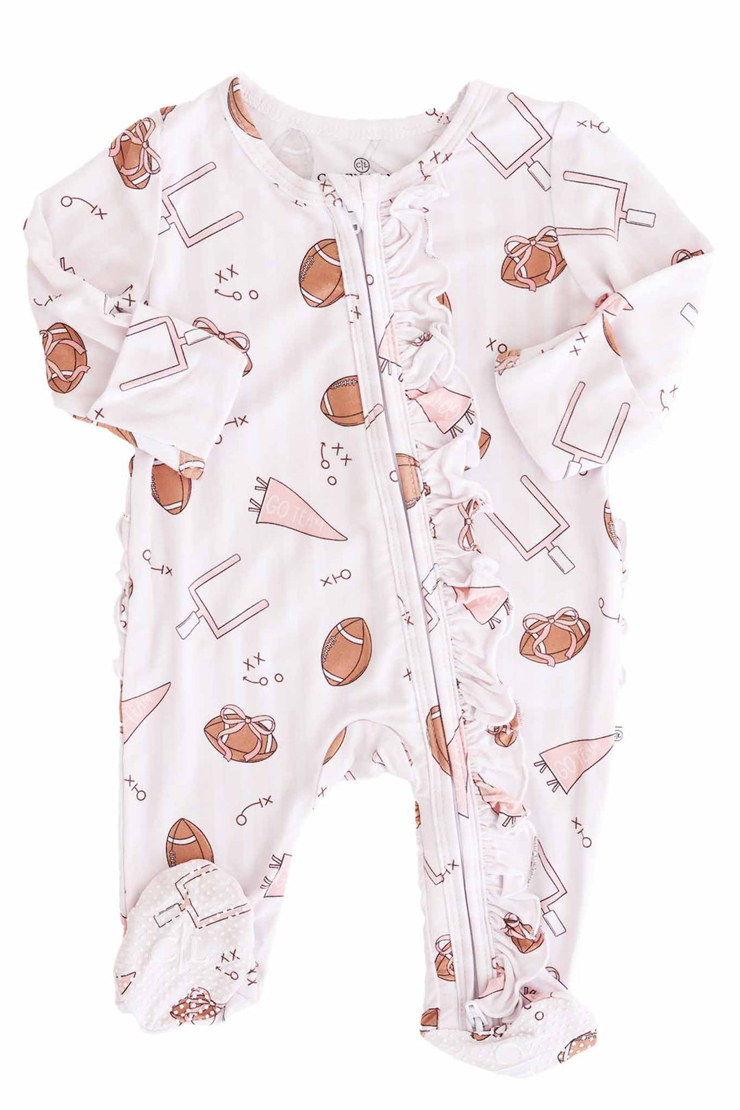Girl Ruffle Zipper Footies | What's New