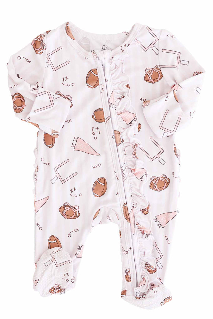 Girl Ruffle Zipper Footies | What's New