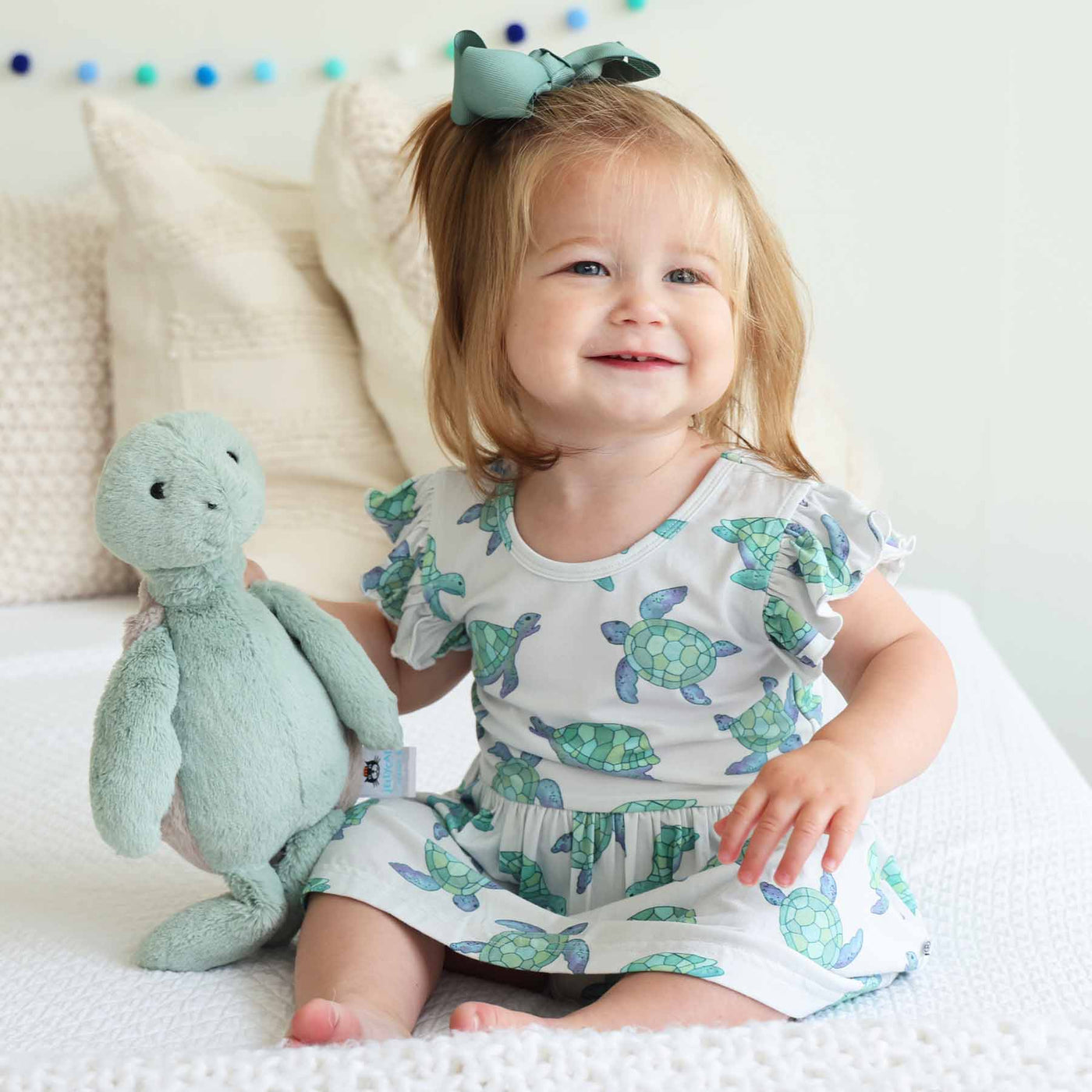 turtle bodysuit dress for toddlers