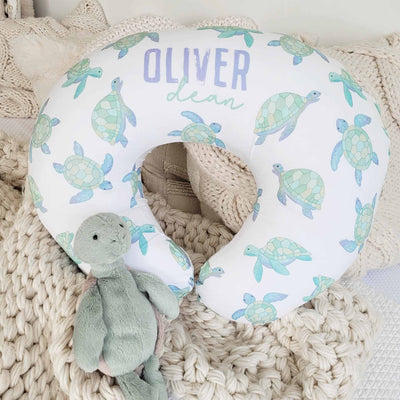 turtle personalized nursing pillow cover 