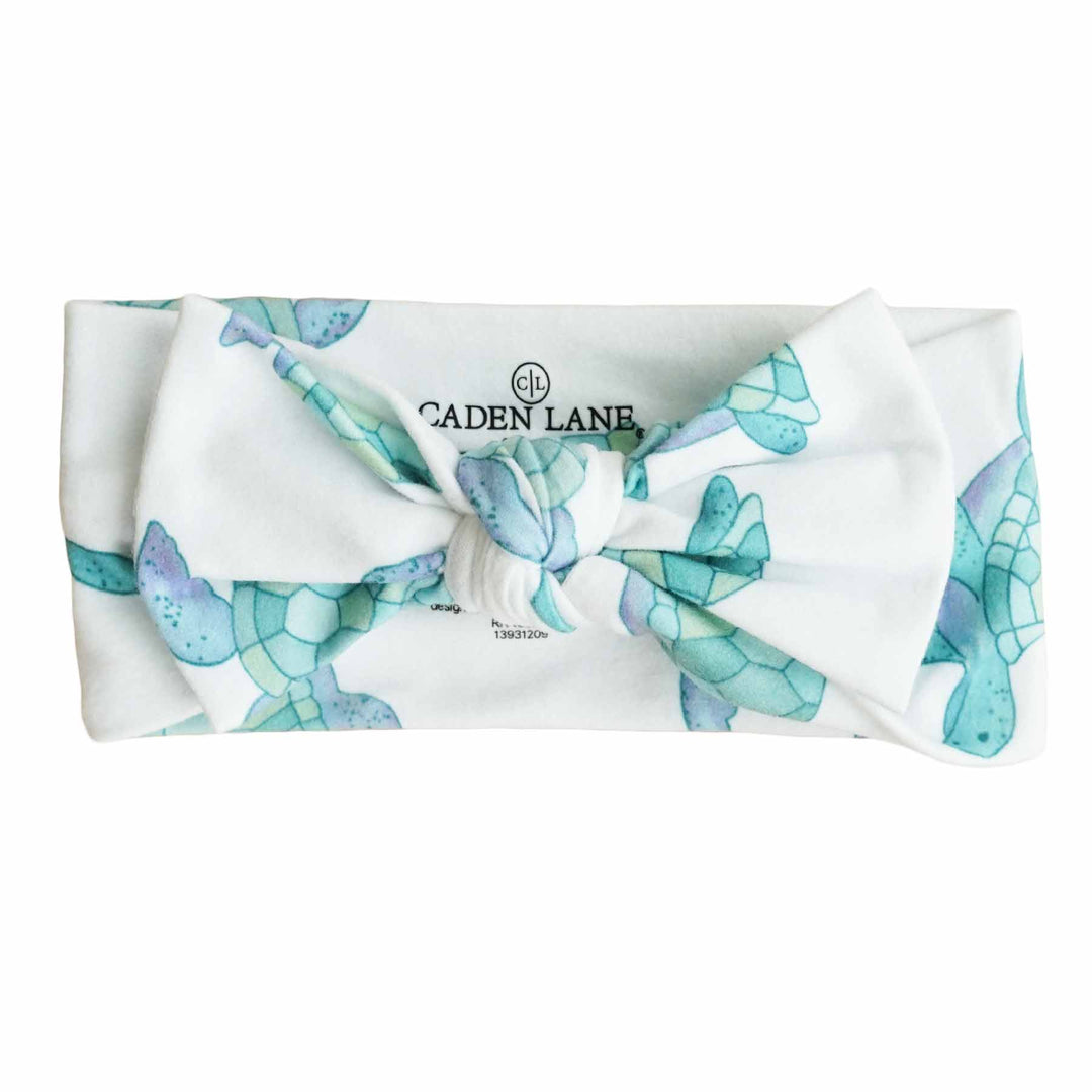 Printed Knit Large Bow Headwraps