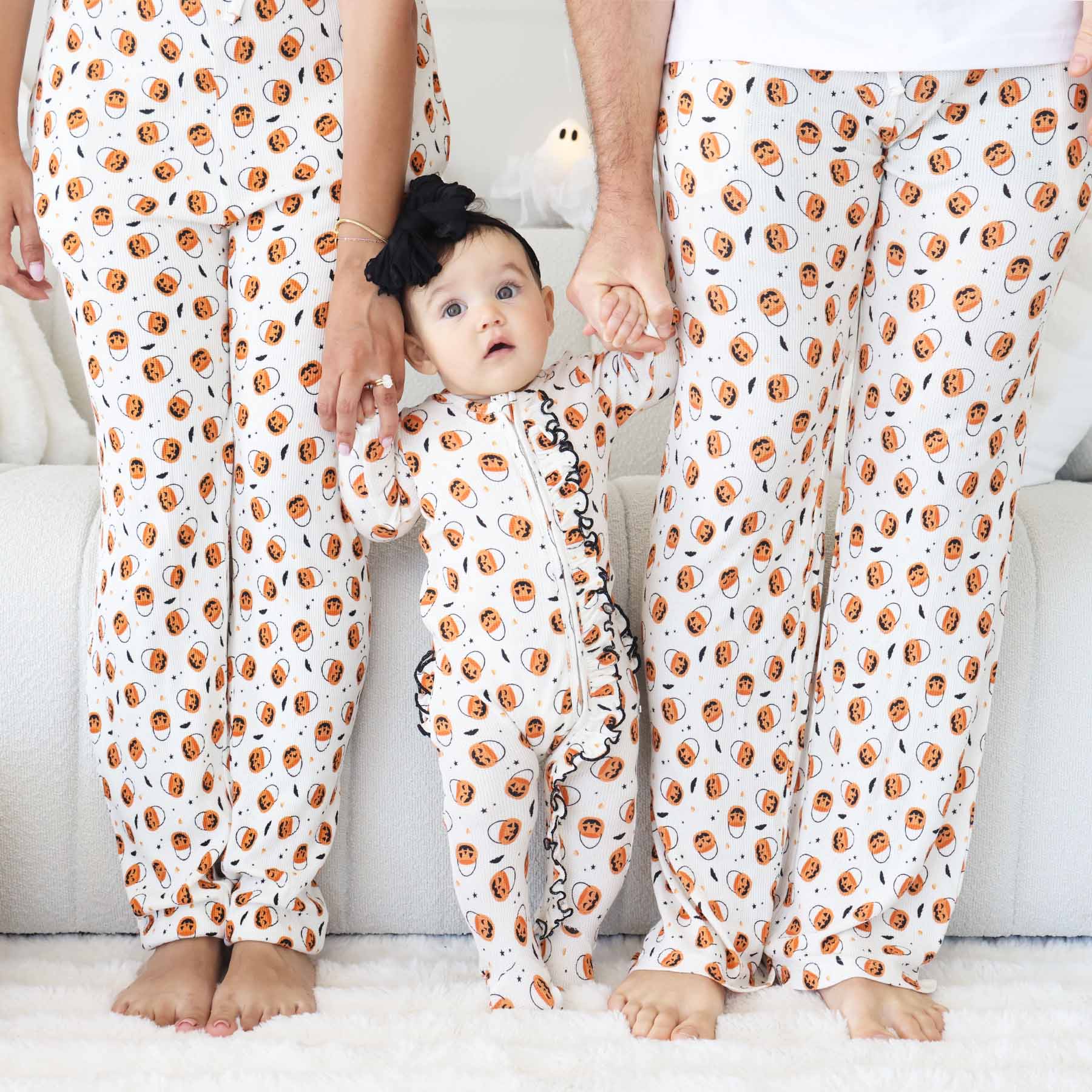 Trick or Treat Bamboo Waffle Unisex Adult Pajama Pants