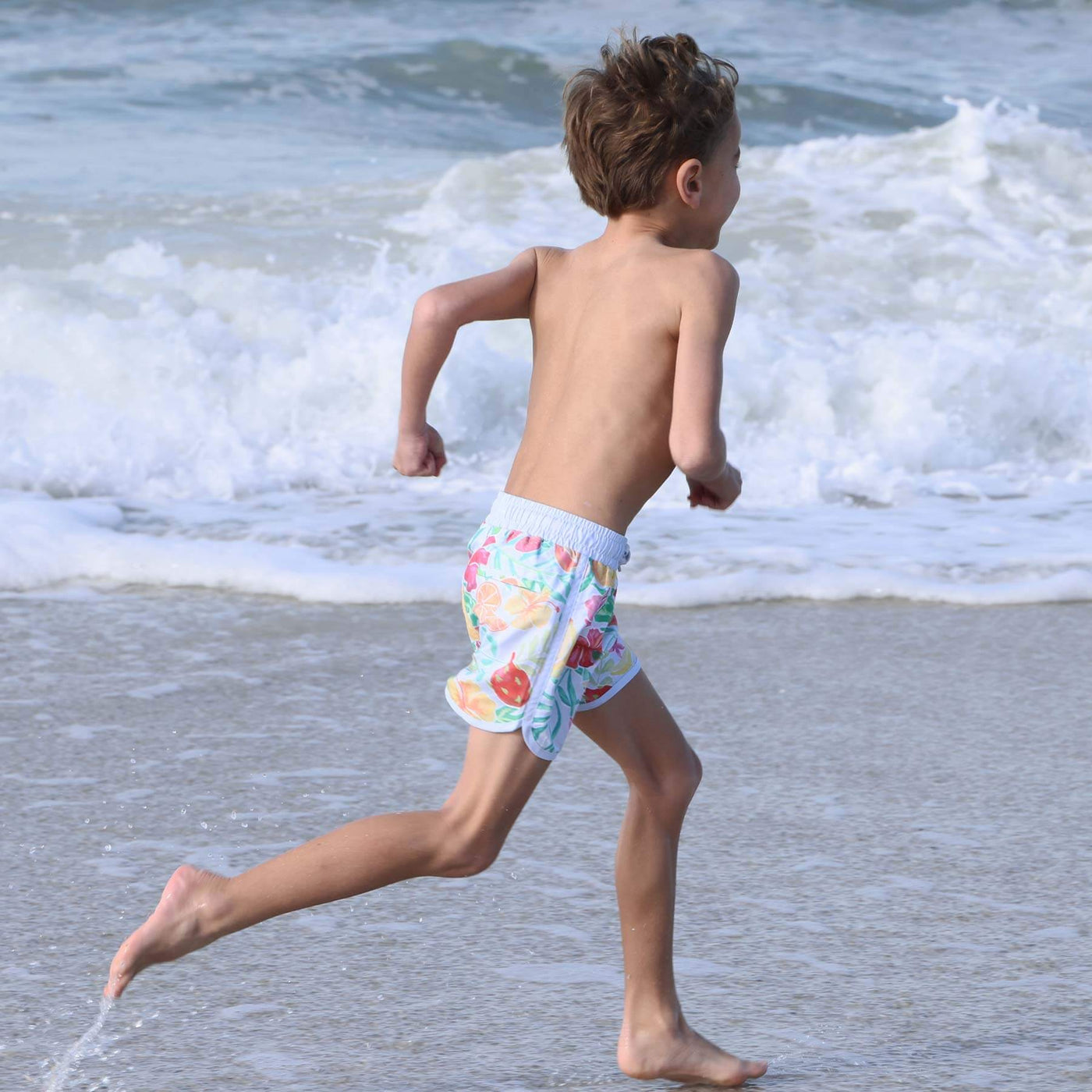 sun safe swimwear for kids tropical paradise 