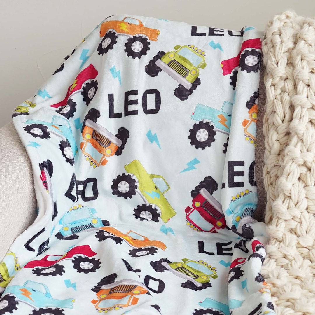 Personalized Themed Blankets for Boys