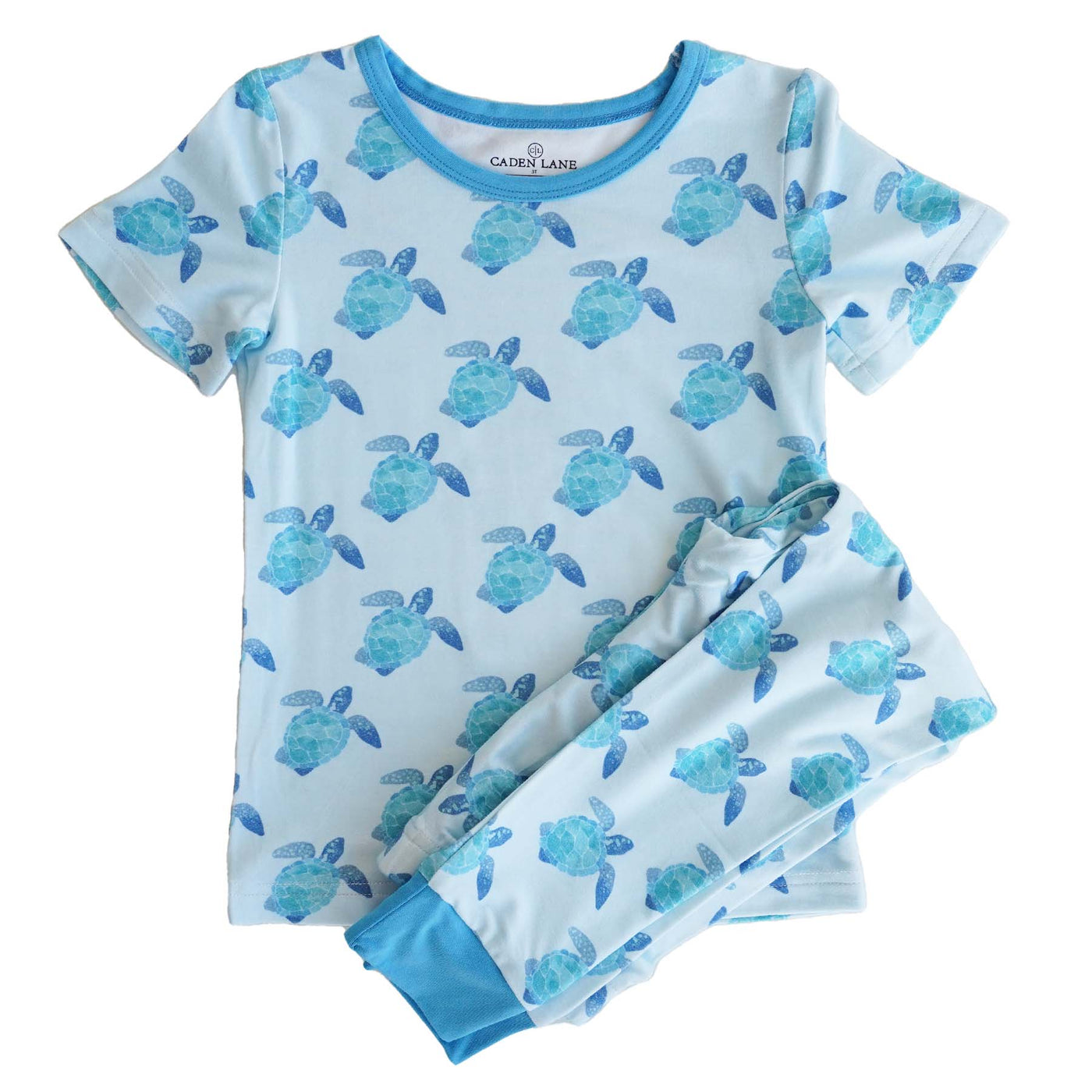 blue turtle pajamas for kids