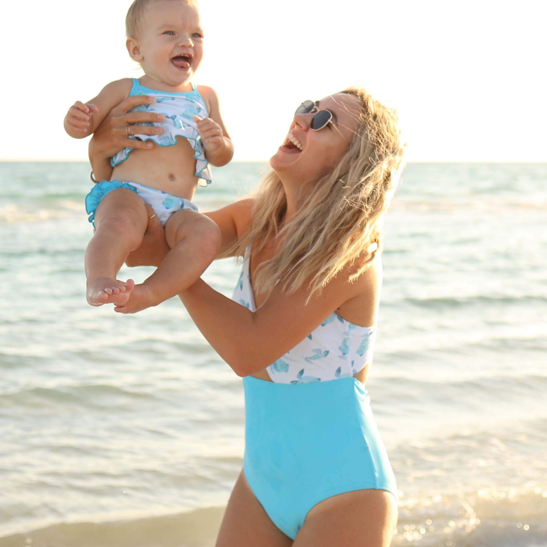 Infant and shops mom matching swimsuits