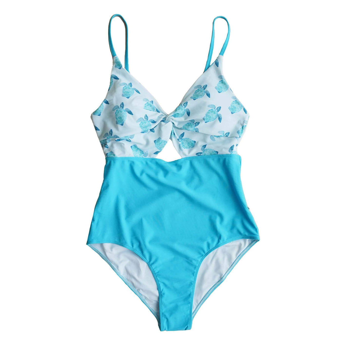 tropical turtles cutout one-piece swimsuit tropical turtles 