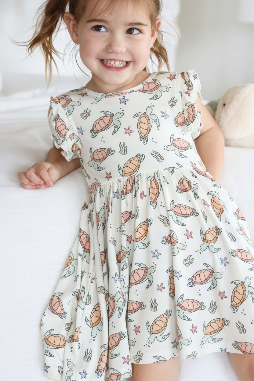 Ruffle Twirl Dress | Turtley Rad