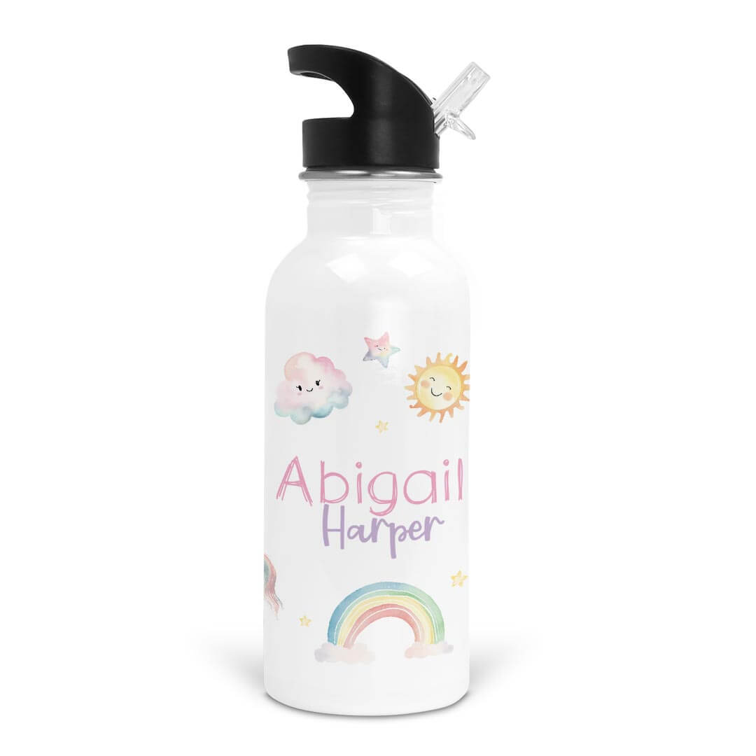 magical unicorn personalized water bottle for kids 