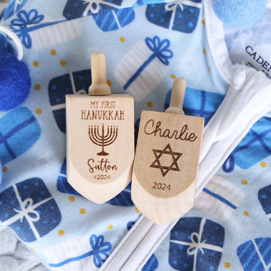 Personalized Wooden Dreidel